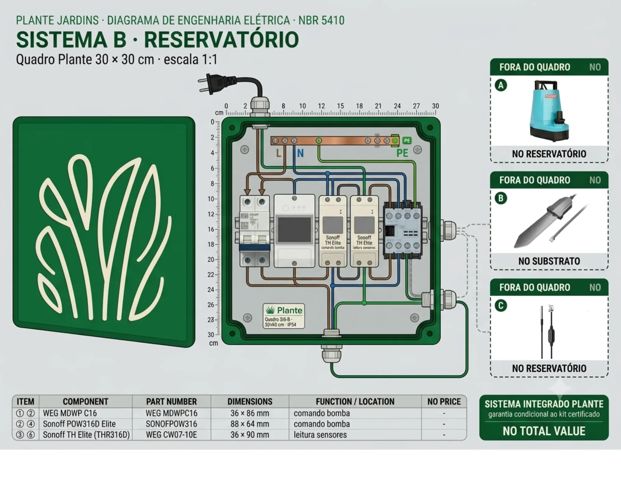 Technical diagram Boréas System · Reservoir
